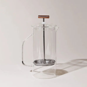 CLEAR GLASS FRENCH  PRESS