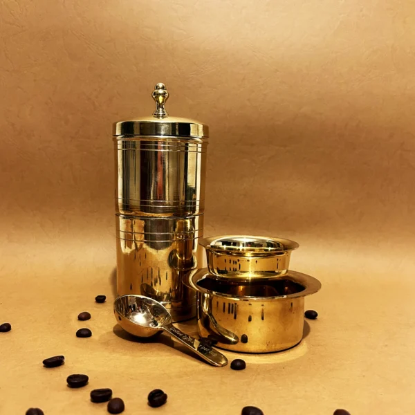 Brass South Indian Filter Kit - Image 2