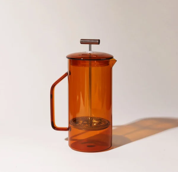 Amber Glass French  Press